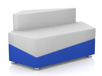 Модульный диван для офиса toform M15 united lines Конфигурация M15-2D5R