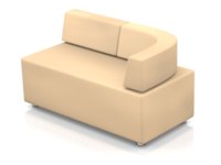 Модульный диван для офиса toform M2 unlimited space Конфигурация M2-2DC